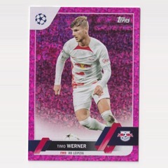 2023 Topps Timo Werner #111 Pink Speckled UEFA Champions League Flagship